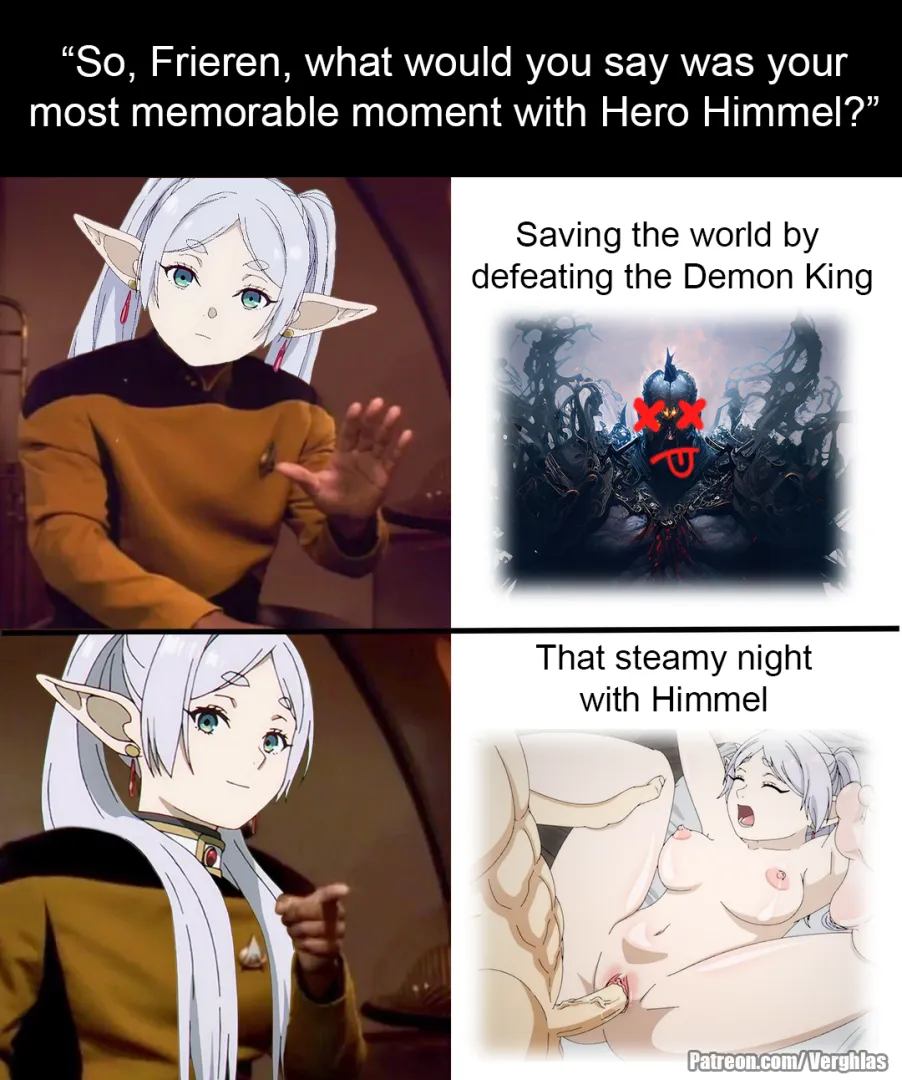 Of course, Frieren. Feel free to tell us EVERYTHING!