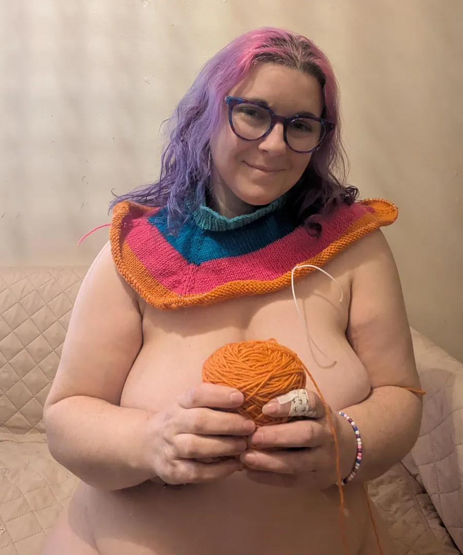 Olympic Sweater progress (delayed due to injury