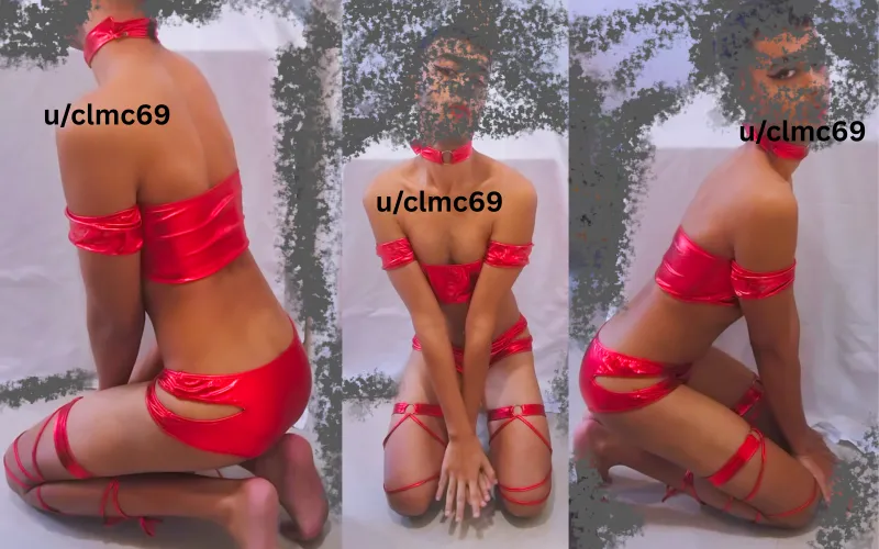 on my knees red and wet