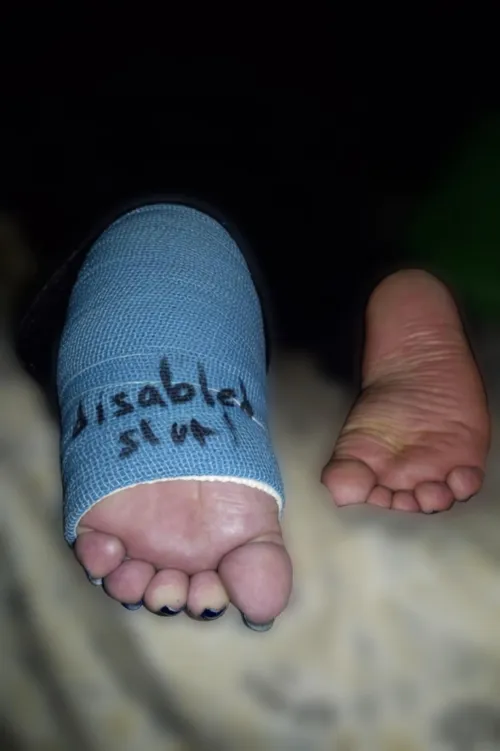 On my knees waiting for your warm milk 