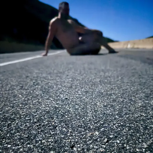 On the pacific coast, no one around to stop my nudity adventure