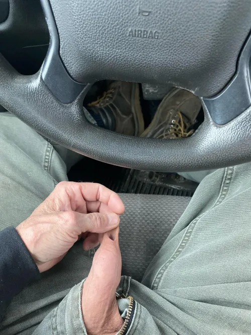 On the way to the job site