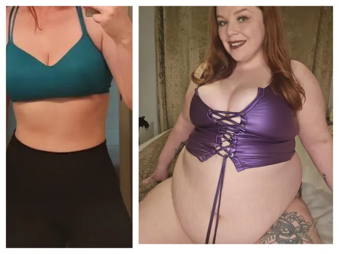 Once upon a time she used to be obsessed with the gym...I am she...What a change in the last 11 years