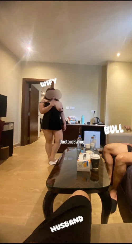 One of our escaped.. bonding with the bull and sensual play..