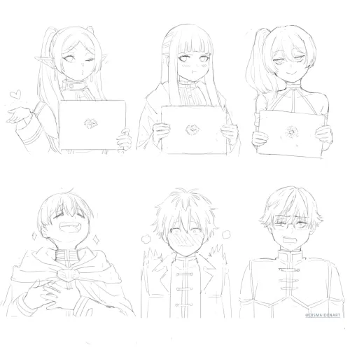 One of these things are not like the others... (dismaidenart)