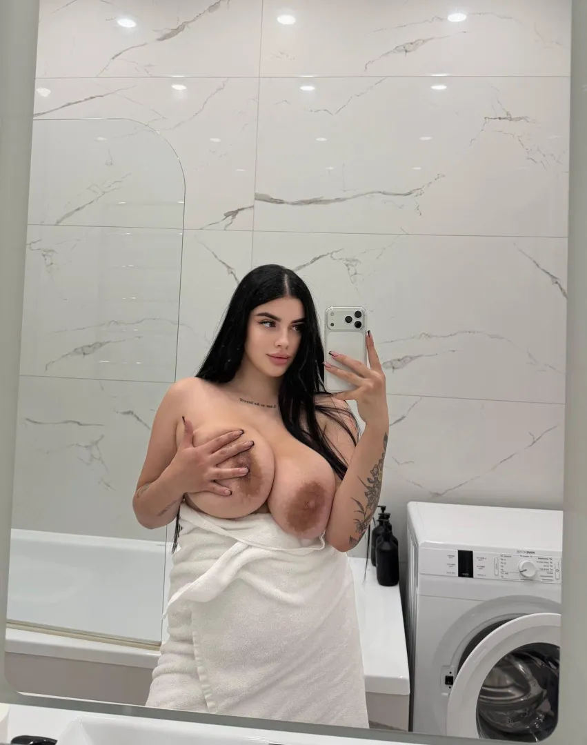 Only from the shower perfectly clean