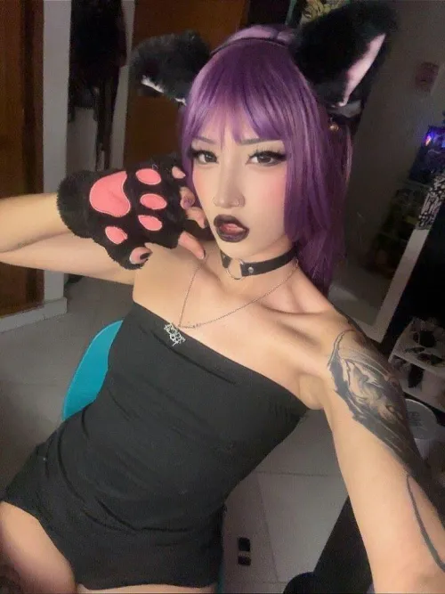 Oops~ clean-up needed! This tiny pet just coughed up a huge messy furball 