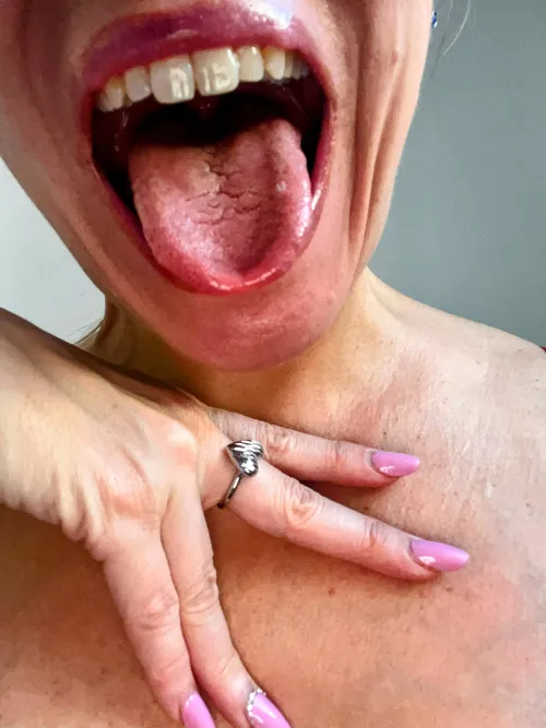 Open wide, little one… Mommy’s going to devour you slowly and sweetly.