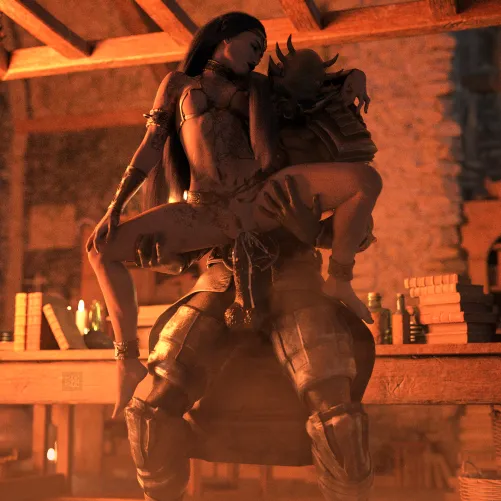 Orc and his Elf bride (spiceoflife_69)