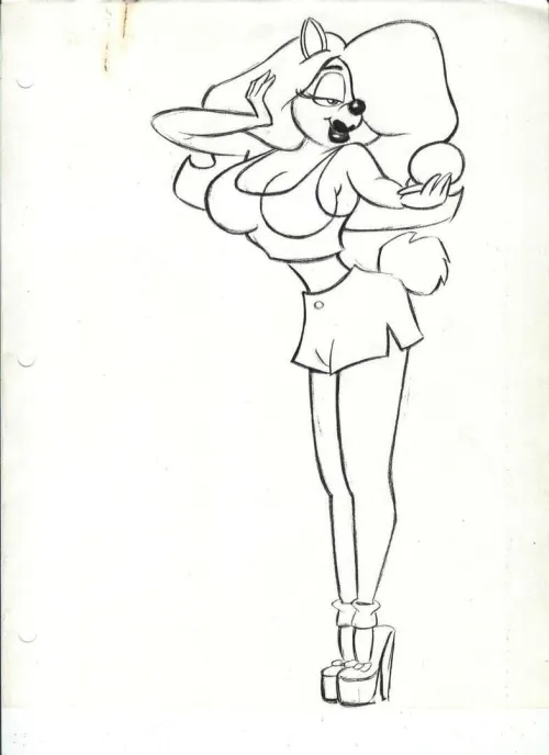 Original Concept Art of Tawna Bandicoot! Wish she kept the heels. [tawna]