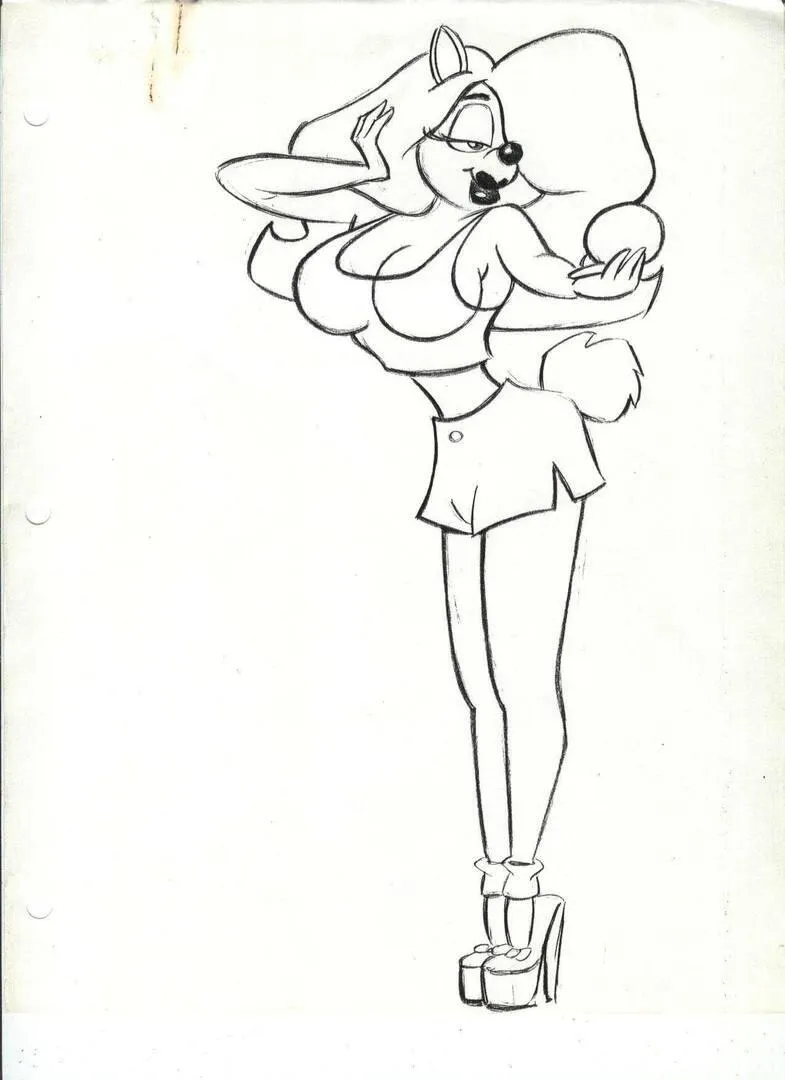 Original Concept Art of Tawna Bandicoot! Wish she kept the heels. [tawna]