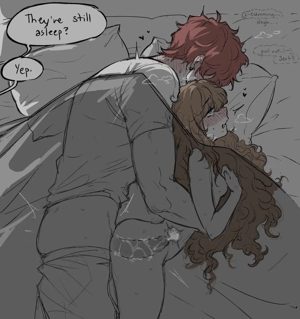 Our friends are convinced that we cuddle for comfort… but you just cuddle me to fuck me all night~ ♡