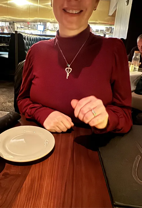 Out for a little snack and then a session with Mr D, perfect date night