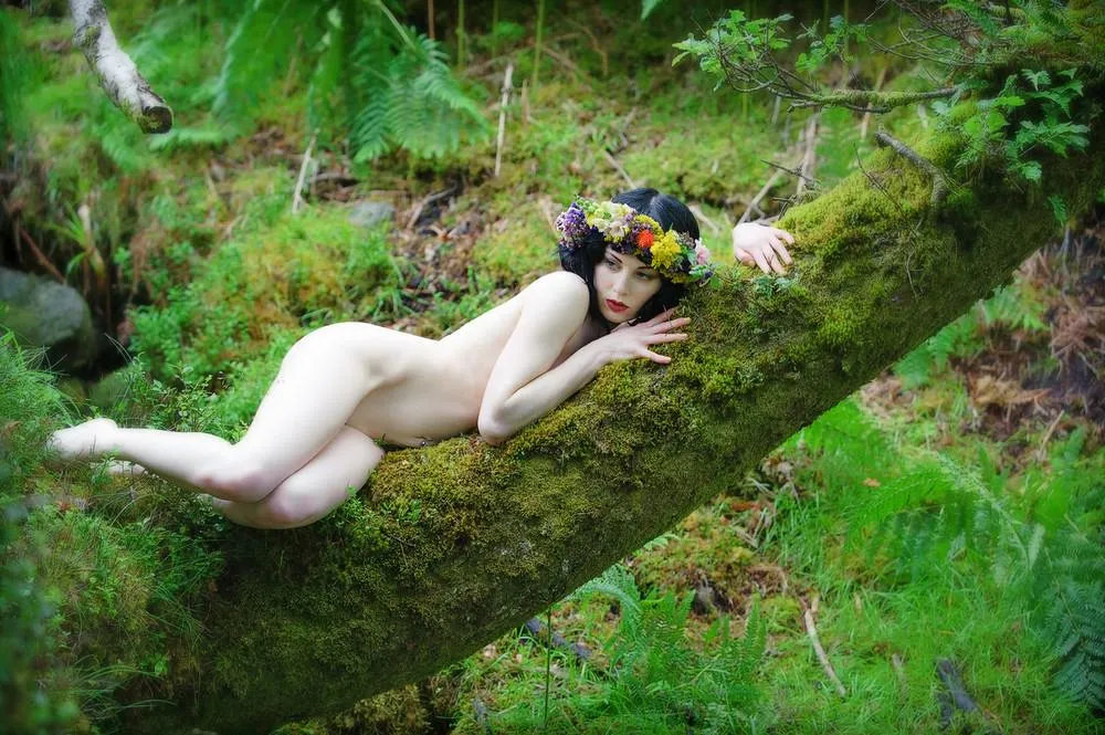 Pale nymph waiting for spring