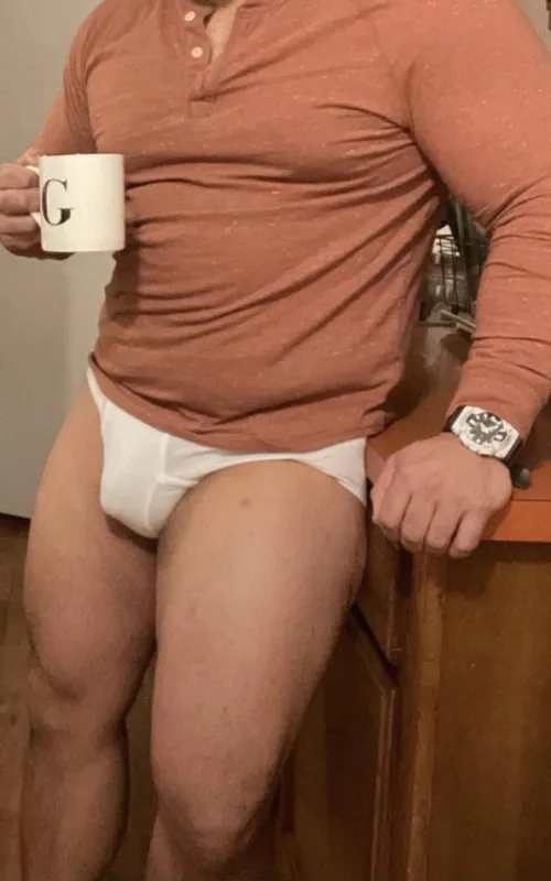 Pants off to let the legs breathe