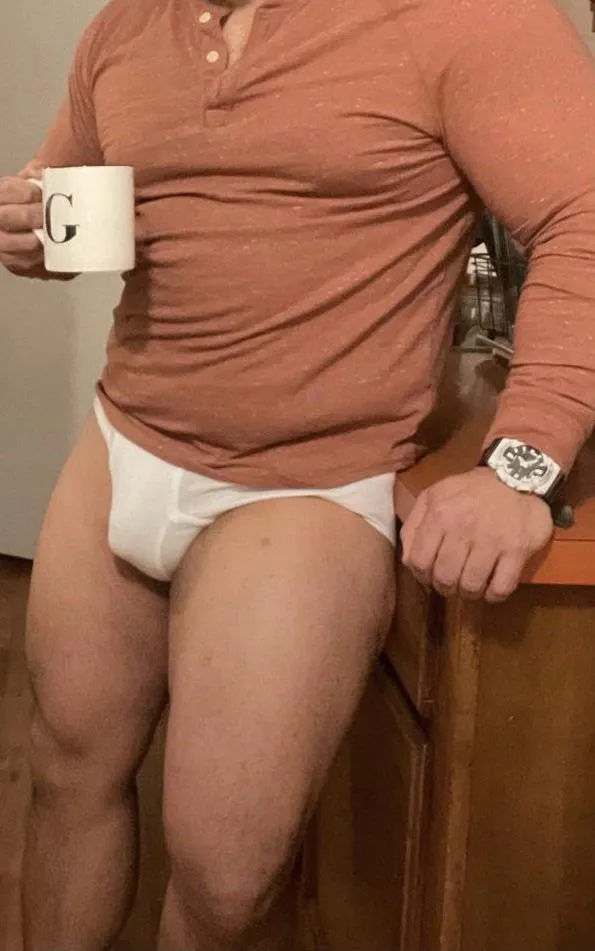 Pants off to let the legs breathe