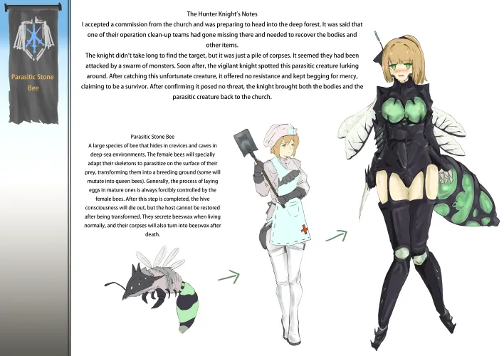 Parastic Stone Bee by lp_瞬息