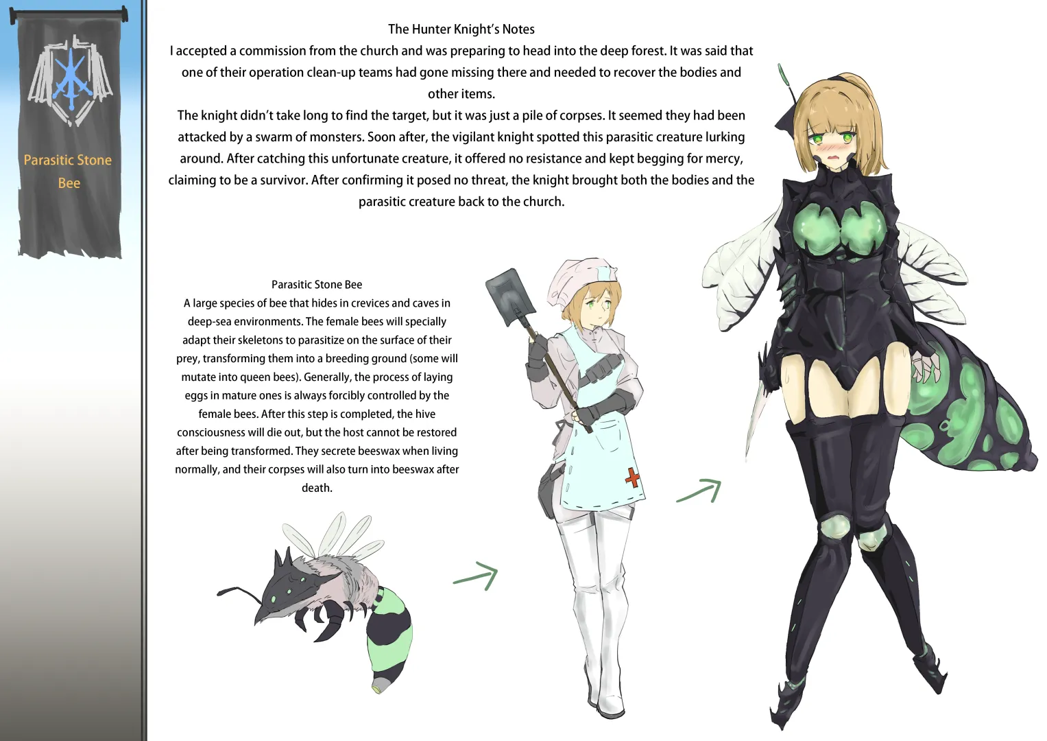 Parastic Stone Bee by lp_瞬息