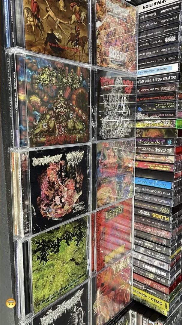 Partial tapes & CDs collection