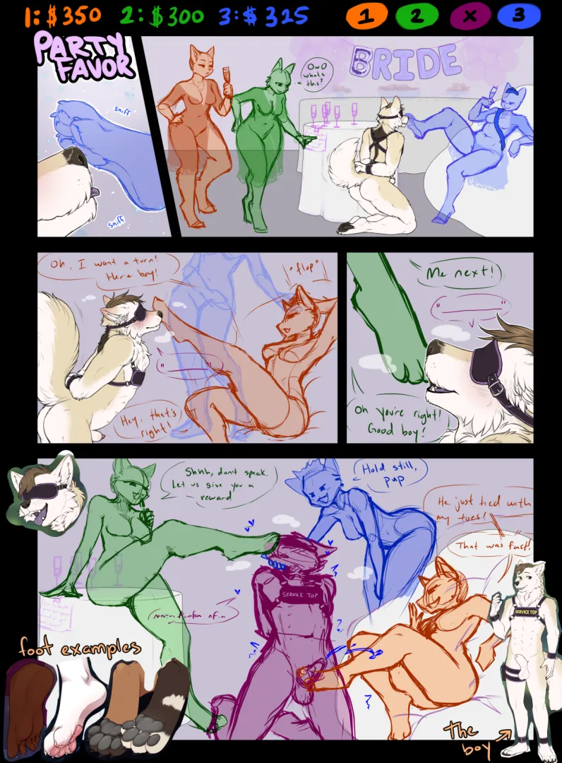 Party Favor YCH (Ajna) [M/FFF]