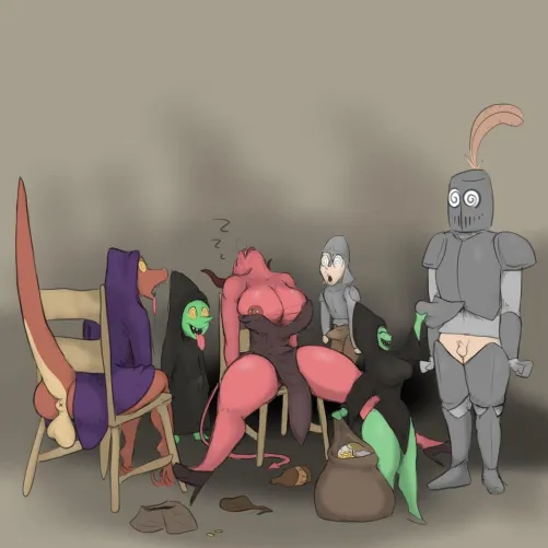 Passed out succubus [Raychoskii] [OC]