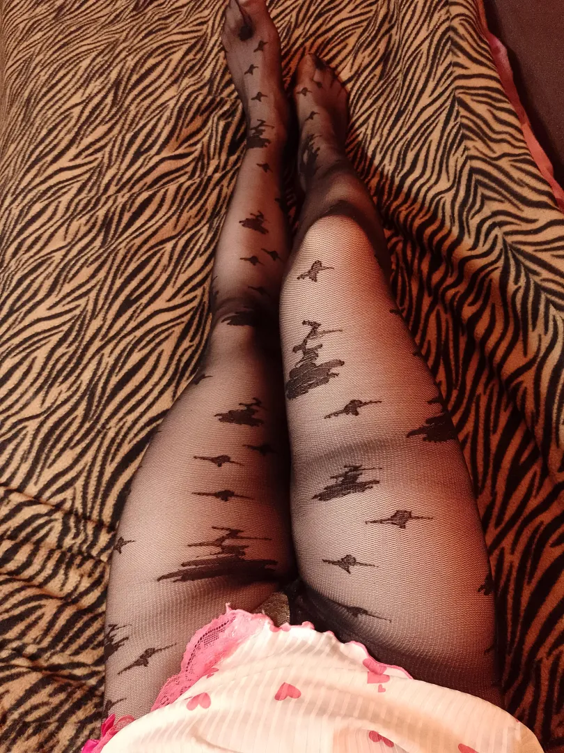 Patterned pantyhose