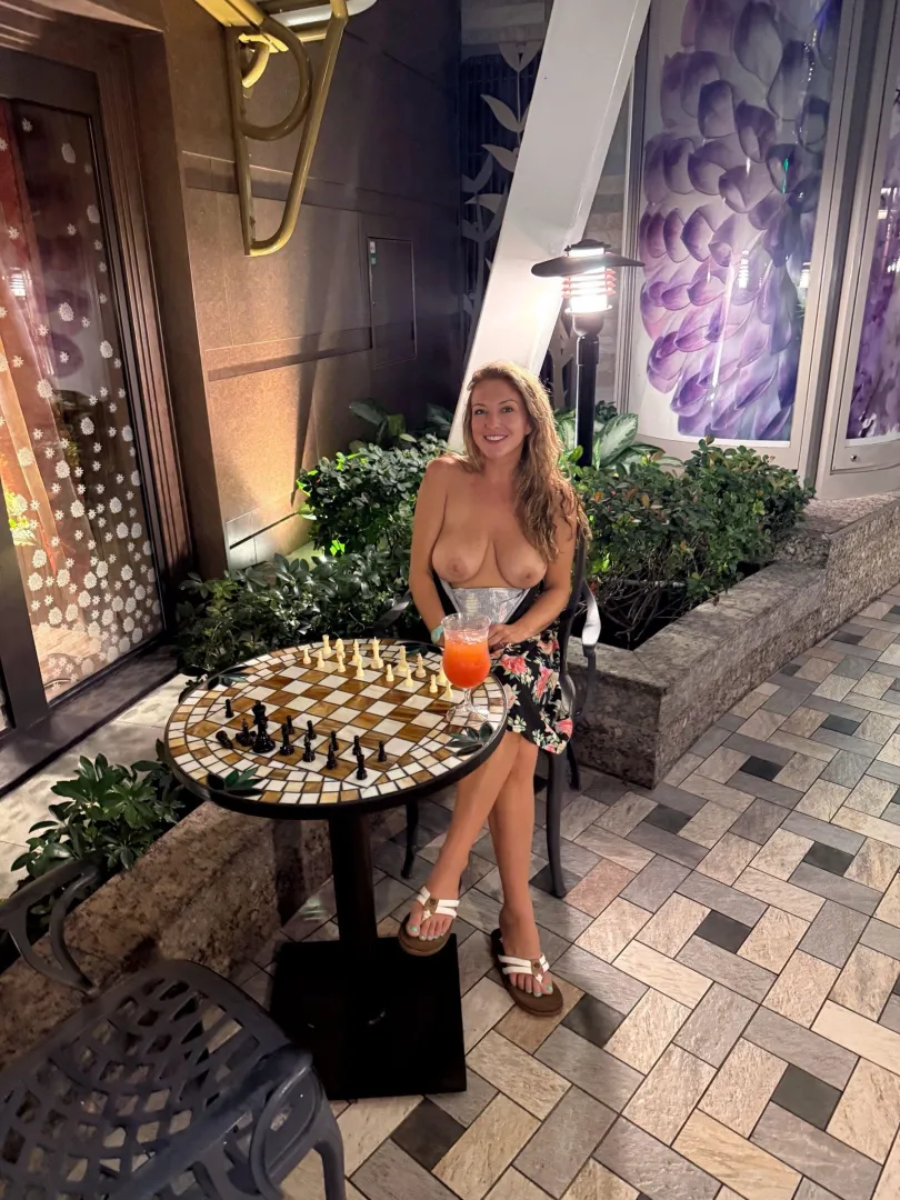 Peek a boobs Cruise ship style