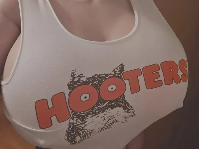 People always come to Hooters for the breasts, but I am craving a big thick sausage in me.