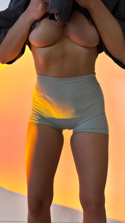 Perfect girl with perfect leggings