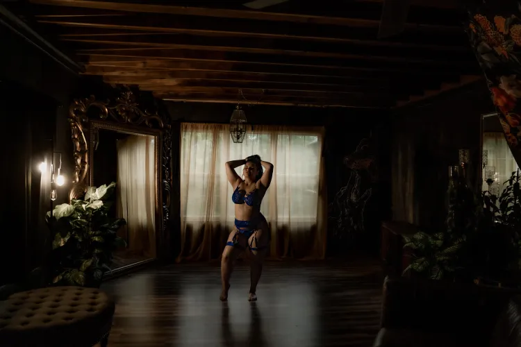 perfect in a blue set