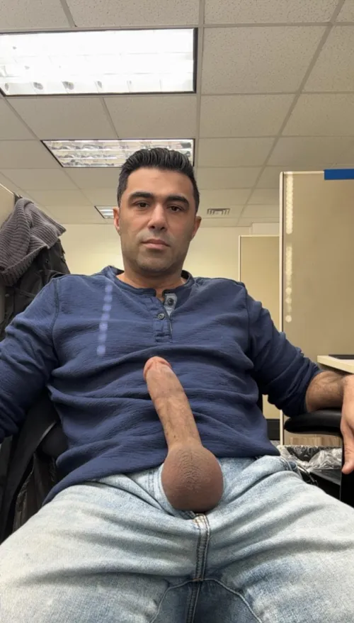 Photo shoots at work are fun.