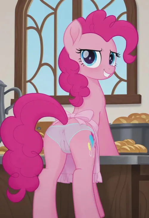 Pinkie pie haciendo panes (DogGod).