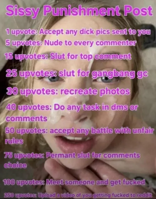 Please punish me well;)