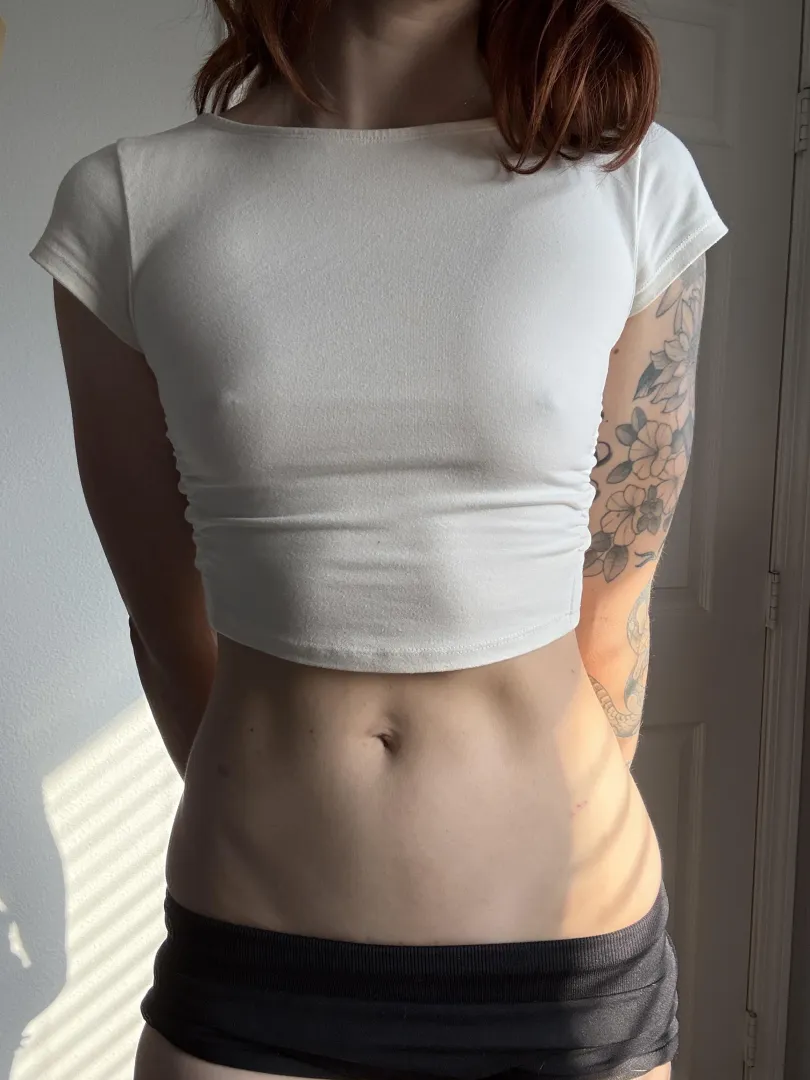 Pokies said no bra today