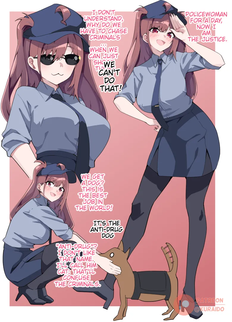 Policewoman for a day [Original]