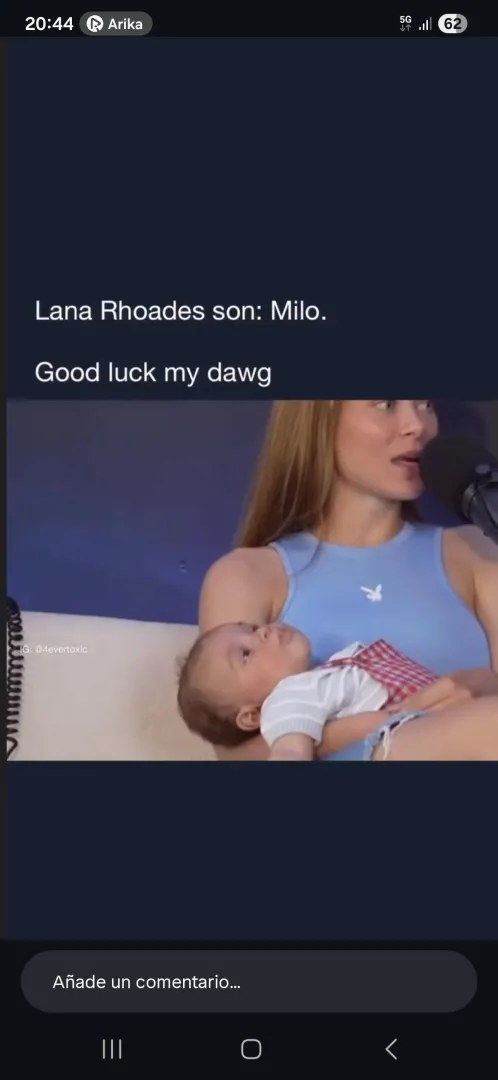 Poor Milo poor baby (Lana's son). He is already dead inside. No wonder why, he is the result of a group project 