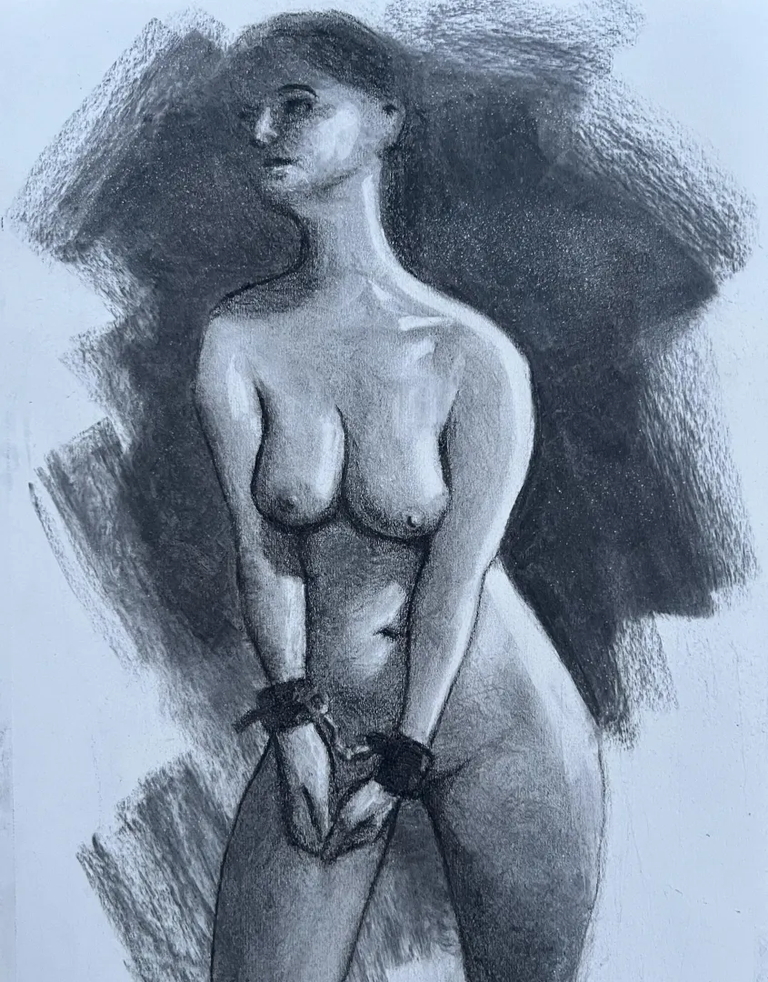 Portrait of a Redditor in cuffs