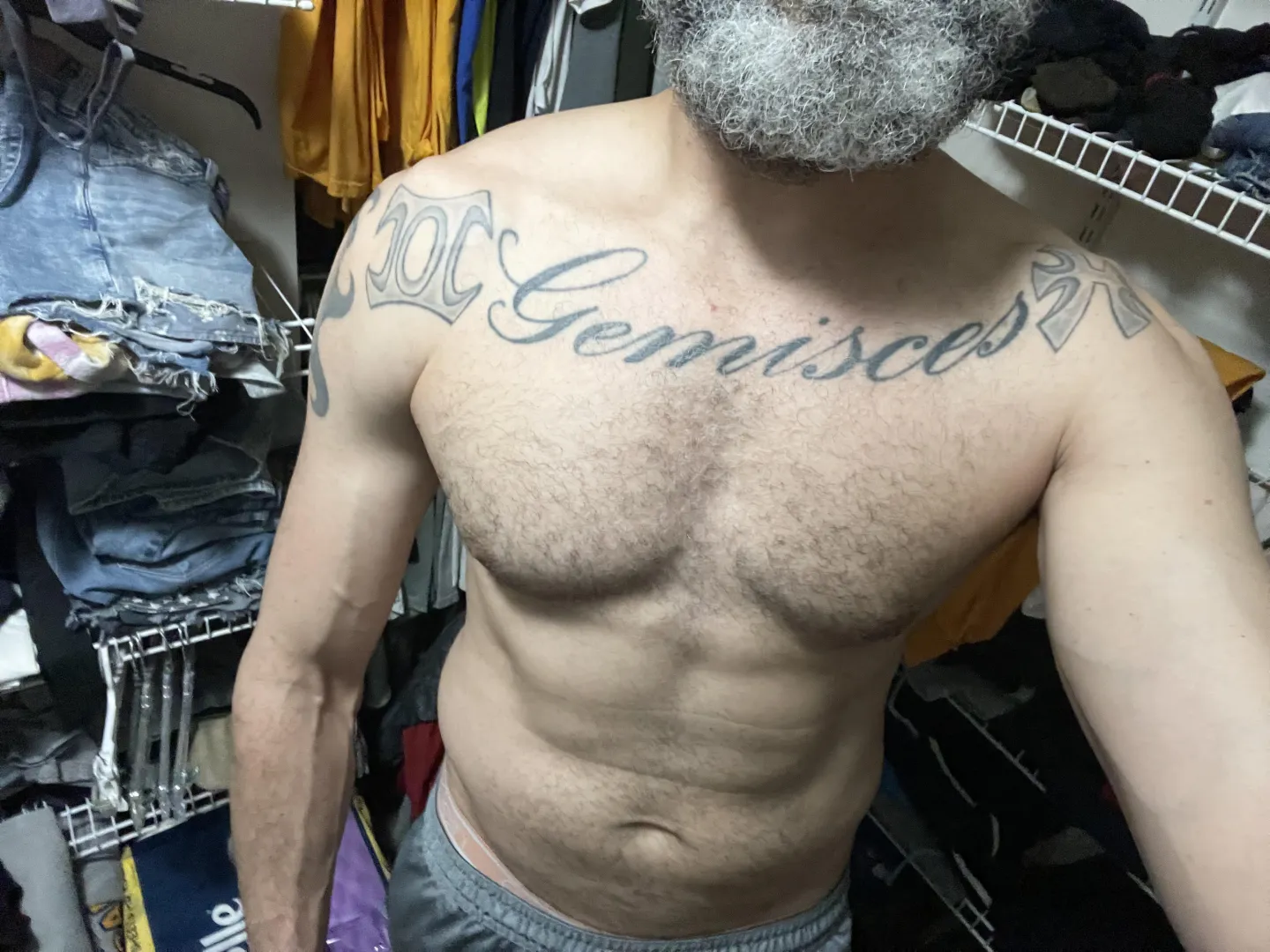 Post workout, pre shower