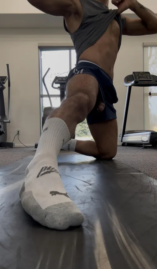 Post workout stretches