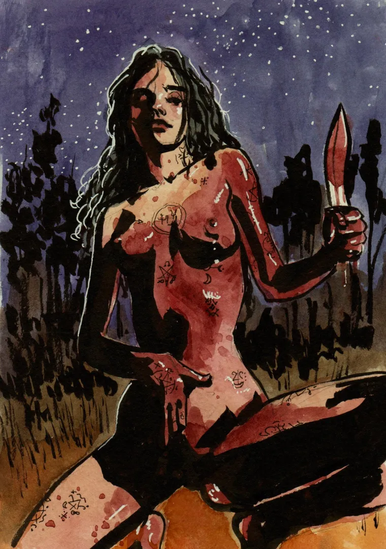 POV of the sacrificial victim, by katanugi