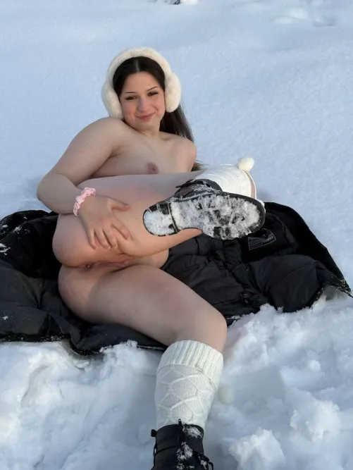 POV: You have the best view in the snow