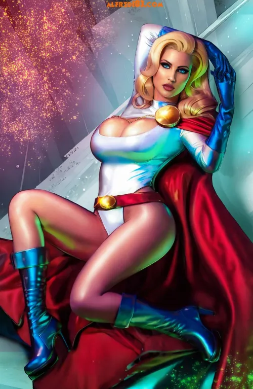 PowerGirl by Alfred Trujillo based on AzPowergirl