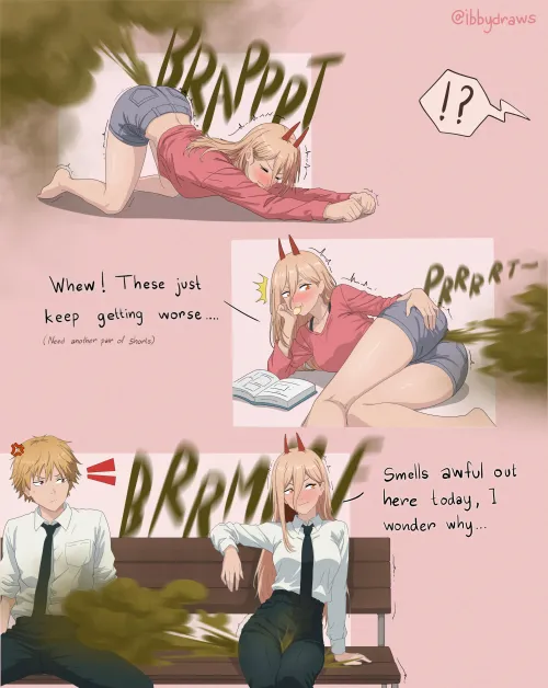 Power's gross farts (@ibbydraws)