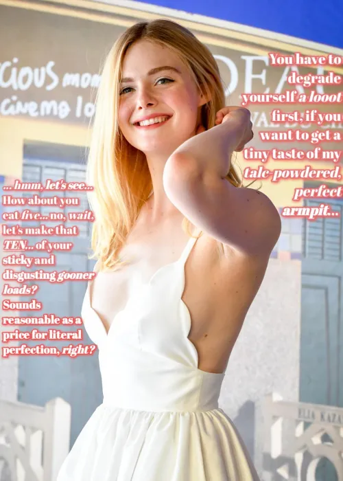 Princess Elle's armpit demands its duly tribute (No ImageFap)