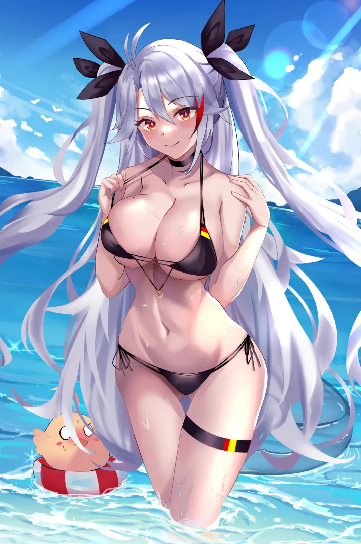 Prinz Eugen at the beach (SeaBread)