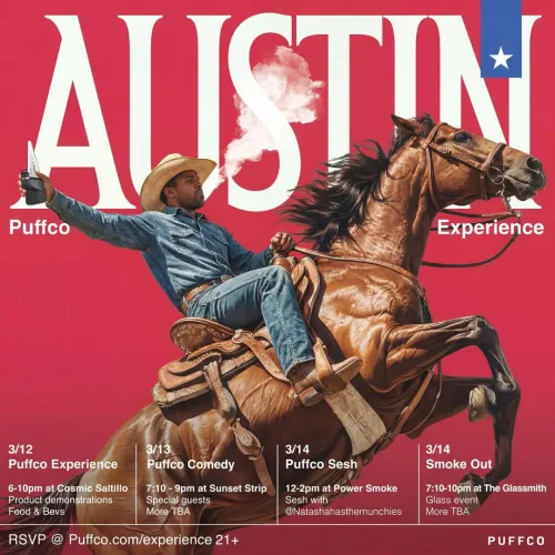 Puffco is coming to Texas! Anybody going?