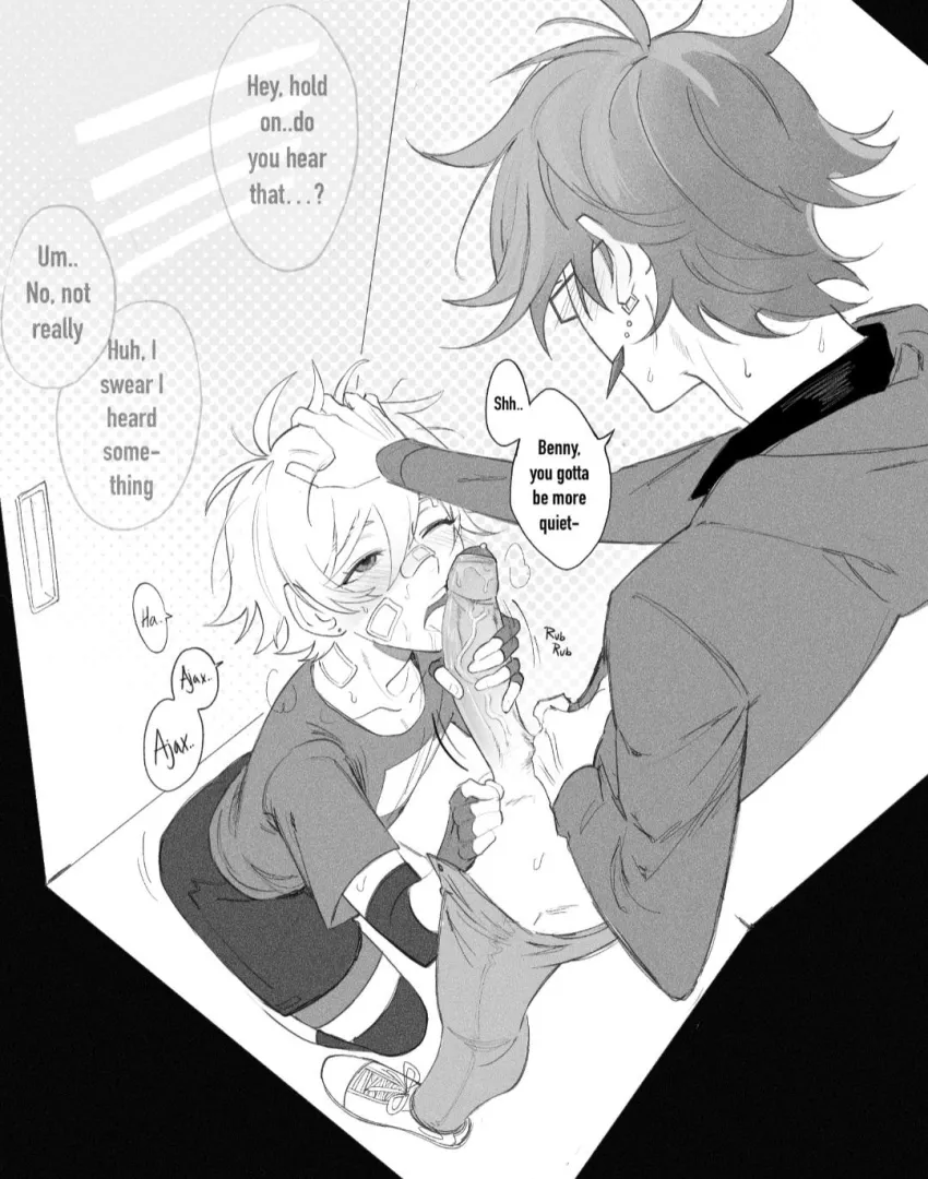 Pull me into a locker and fuck my throat :3