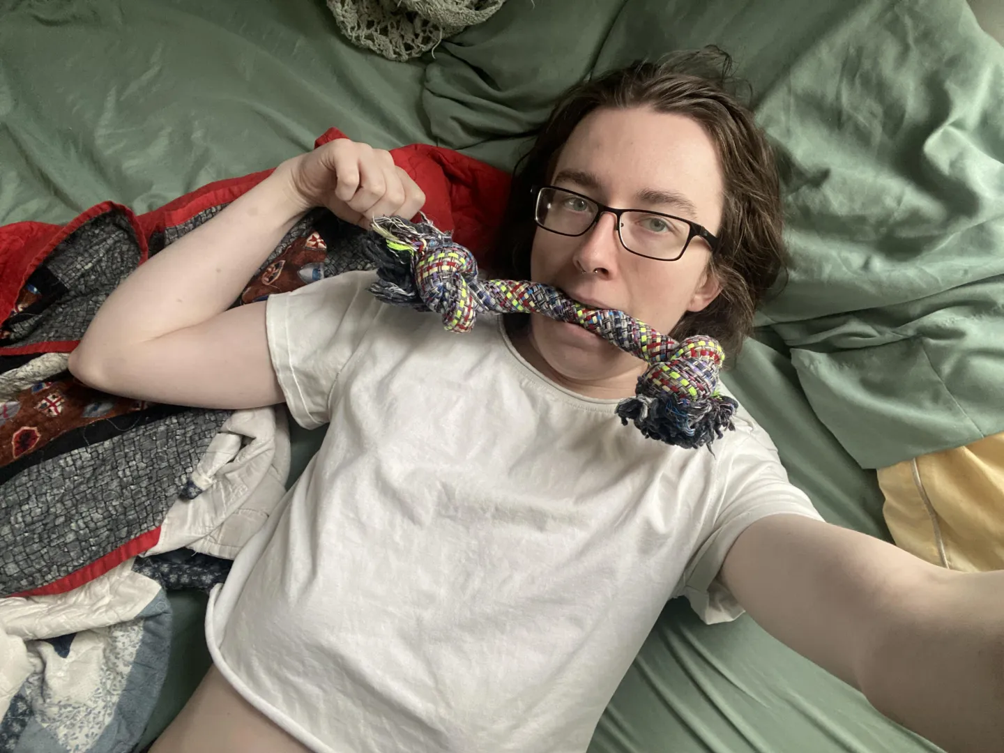 Puppy’s first toy!!!