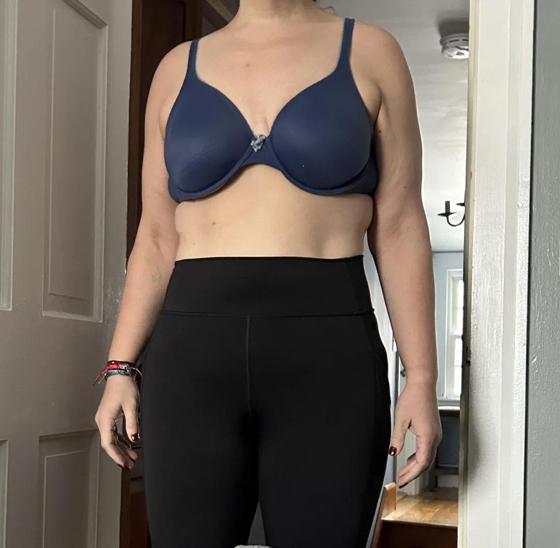 Purple bra on a Saturday