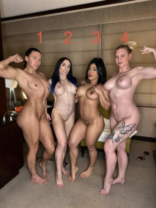 Put these fit chicks in order